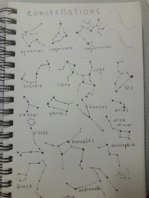 Ink Constellation Sketches Drawing Of Constellations, Constalation Drawings, Constellation Sketch, Constellation Doodle, Constellations Drawing, Constellation Drawings, Astrology Party, Planet Sketch, Constellation Drawing