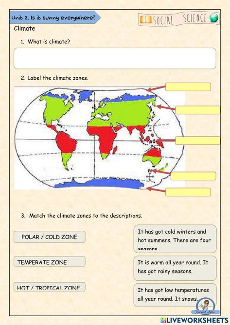 Drop Zones, What Is Climate, Grammar For Kids, Climate Zones, Drop Zone, Printable Notes, Weather And Climate, Worksheet Template, Interactive Activities