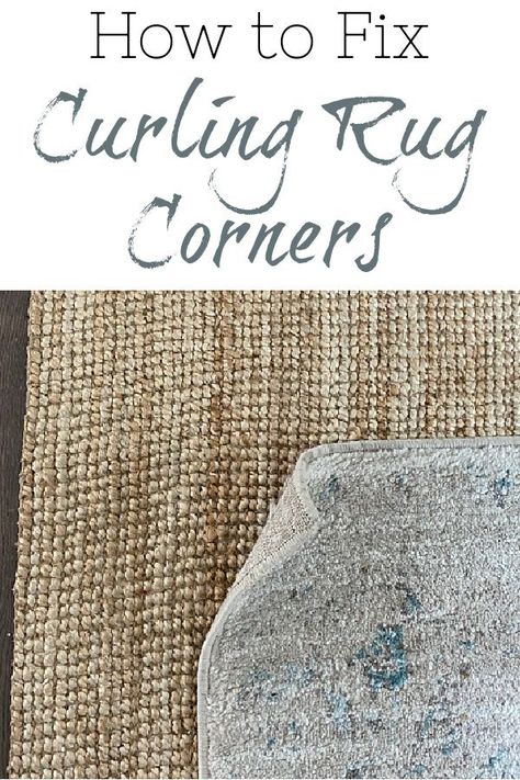 If you own a rug, chances are you have experienced curling rug corners. Not only are they a bit unsightly, they are also a tripping hazard. Not to worry. There is a very easy way to fix curling carpet corners with water and a heavy object. Stop Rug From Curling, How To Get A Rug To Lay Flat, Area Rug On Carpet Living Room, How To Flatten A New Rug, Rug Hacks, Rug Over Carpet, Cleaning Area Rugs, Lavender Laundry, Lake Ideas