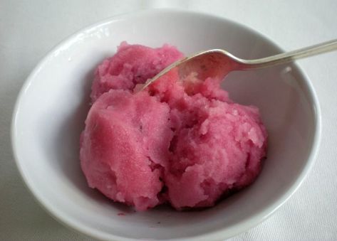 Grape Sorbet Recipe, Muscadine Recipe, Grape Sorbet, Ginger Sorbet, Muscadine Grapes, Simple Sugar Syrup, Sorbet Recipes, Sour Cherry, Cherry Flavor