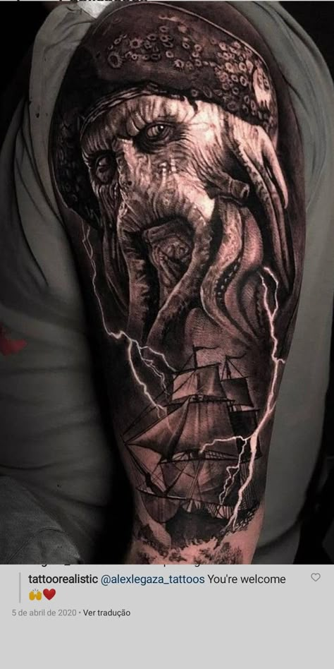 Tattoo Pirate, Ship Tattoo Sleeves, Tiger Tattoo Sleeve, Totem Tattoo, Pirate Tattoo, Torso Tattoos, Men Tattoos Arm Sleeve, Temecula California, Nautical Tattoo