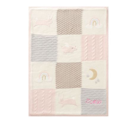 Heirloom Bunny Baby Blanket | Pottery Barn Kids Bunny Baby Blanket, Heirloom Baby Blankets, Sherpa Baby Blanket, Heirloom Blanket, Bunny Quilt, Quilted Baby Blanket, Spring Baby Shower, Heirloom Quilt, Super Soft Blanket