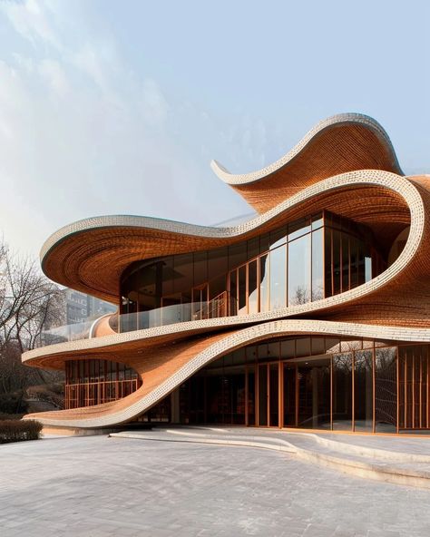 Francis Kere Architecture, Fluid Architecture Concept, Fluidity Architecture, Textured Architecture, Sharp Architecture, Curvilinear Architecture, Curvy Architecture, Curved Building, Curved Architecture