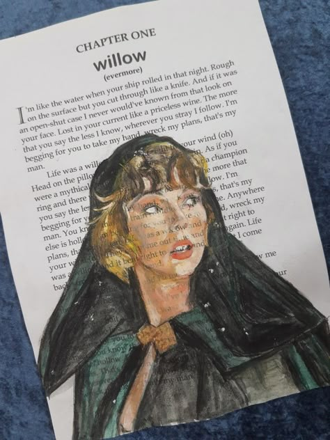 Evermore Watercolor, Watercolor Art Taylor Swift, Taylor Swift Watercolor Paintings, Watercolor Taylor Swift, Taylor Swift Watercolor, Taylor Painting, Taylor Swift Painting, Lyric Drawings, Taylor Swift Book