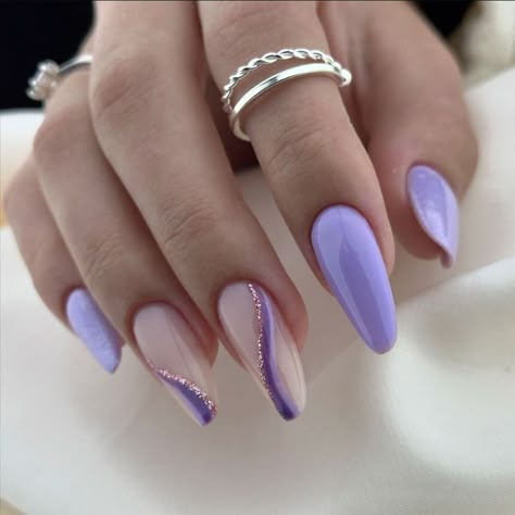 Lilac Nails Design, Kylie Nails, Purple Ombre Nails, Purple Acrylic Nails, Lilac Nails, Ombre Acrylic Nails, Nails Now, Girly Acrylic Nails, Purple Nails