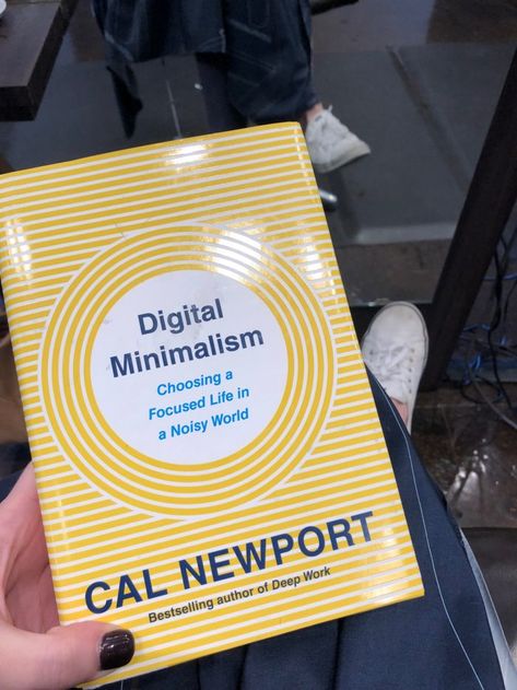 Digital Minimalism Cal Newport, Low Content Book Templates, Deep Work Book, Minimalism Books, Deep Work, Cal Newport, Deep Work Cal Newport, Books On Minimalism, Digital Minimalism Book