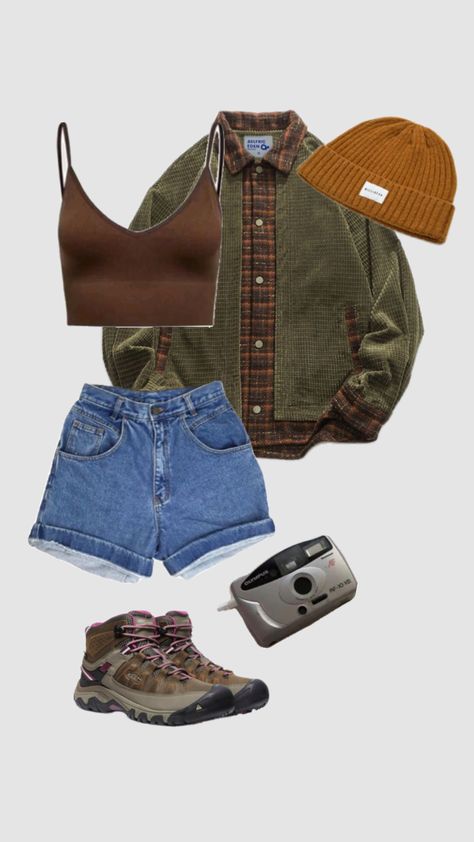 #outfitinspo #vibes #granolagirl #outdoors #hiking #camping #colorado #granola Camping Colorado, Cute Hiking Outfit, Colorado Outfits, Downtown Outfits, Earthy Outfits, Easy Trendy Outfits, Cute Everyday Outfits, Hiking Outfit, Mom Outfits