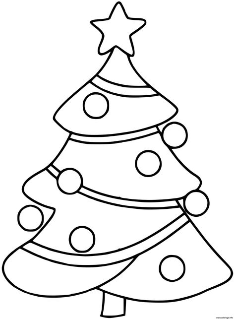 Santa Klaus, Christmas Tree Drawing, Materi Bahasa Jepang, Christmas Coloring Sheets, Printable Christmas Coloring Pages, Christmas Tree Coloring Page, Tree Coloring Page, Window Color, Tree Drawing