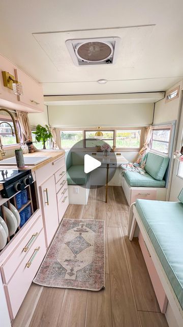 Janelle Payne | DIY | Home Renovations on Instagram: "From start 👉🏼 finish the complete renovation of our 1964 Prowler travel trailer🥰

For more info on renovating campers check out my book DIY Camper & RV Reno on my profile!

#vintage #restoration #diycamper #caravan #rvrenovation #tinyhome #homeonwheels" Diy Home Renovations, Trailer Makeover, Vintage Trailers Restoration, Traveling Style, Vintage Camper Interior, Vintage Restoration, Caravan Makeover, Rv Makeover, Book Diy