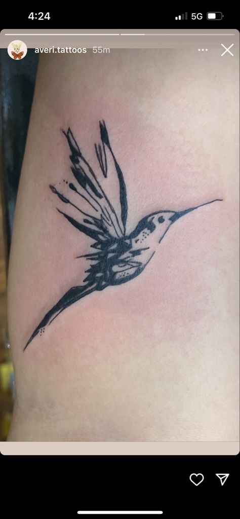 Abstract Hummingbird Tattoo, Hummingbird Tattoo For Men, Abstract Hummingbird, Surfer Tattoo, Bird Tattoo Men, Tattoo Concepts, Tattoo Board, Hummingbird Tattoo, Bird Tattoo