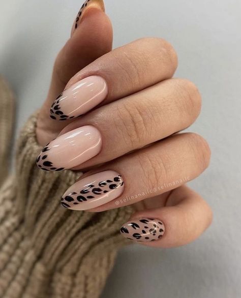 Paznokcie Hello Kitty, Tiger Nails, Leopard Print Nails, Nagel Tips, Smink Inspiration, Summery Nails, Leopard Nails, Nails Only, Oval Nails