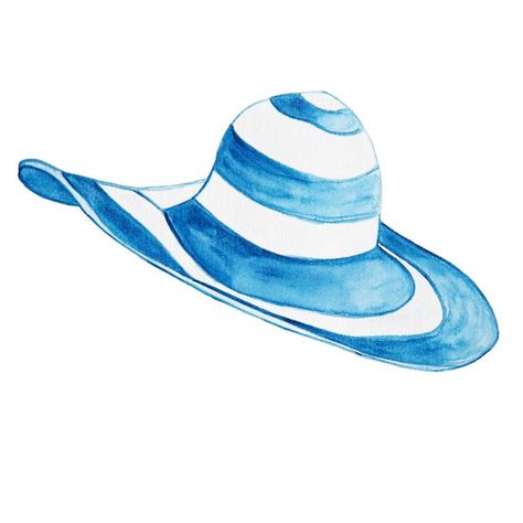 Photo hand drawn watercolor beach hat is... | Premium Photo #Freepik #photo Sun Hat Drawing, Hat Drawing, Watercolor Beach, Drawing Aesthetic, Holiday Hats, Beach Watercolor, Summer Hat, Beach Hat, Beach Holiday