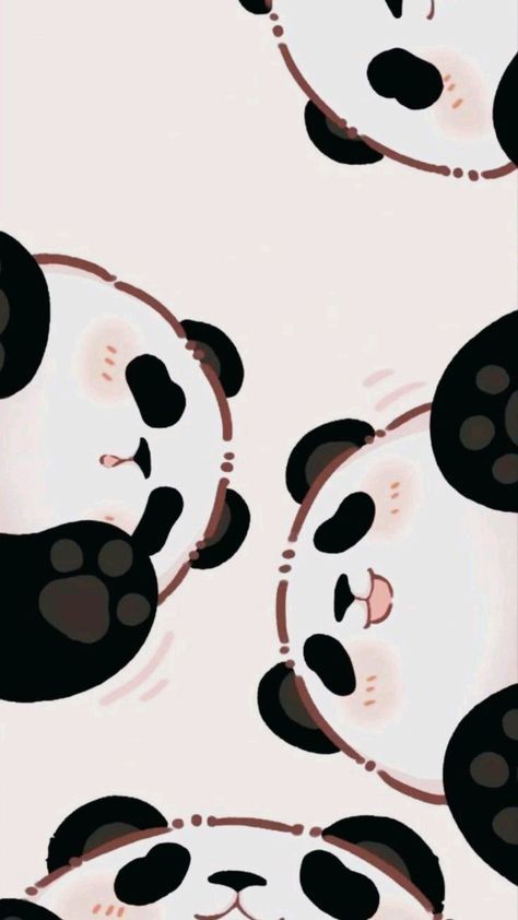 Panda Wallpapers Cute, Wallpapers Panda, Cute Panda Drawing, Wallpapers Cute, Panda Drawing, Cute Simple Wallpapers, Simple Wallpapers, Cute Panda, Bears