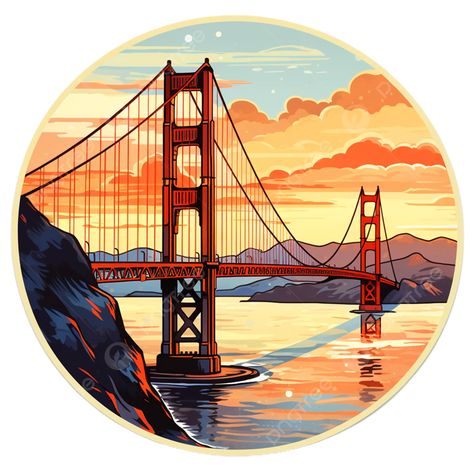 beautiful the golden gate bridge usa spain sticker bridge sticker wonders png Bridge Clipart, Usa Stickers, Gate Logo, Sticker Clipart, Acne Skincare, The Golden Gate Bridge, Transparent Image, Sticker Ideas, Wallpaper Images