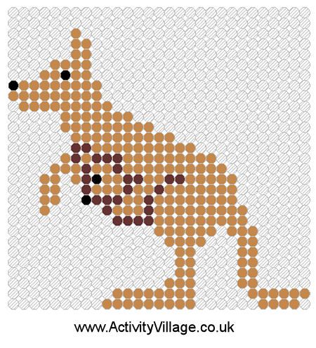 Kangaroo fuse bead pattern Australia Crafts For Kids, Australia Crafts, Alphabet Animals, Fuse Bead Patterns, Fire Painting, Hama Beads Patterns, Beaded Cross Stitch, Super Gifts, Cross Stitch Animals