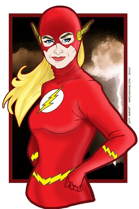 Female Flash Flash Comic Book, Flash Girl, Flash Comics, Superhero Bedroom, Superhero Room, Character Portrait, Flash Art, Dc Heroes, Aquaman