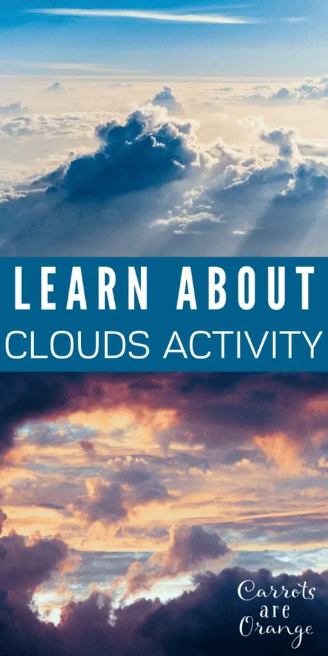 Clouds Activity, Cloud Activity, Geology Activities, Science Projects For Preschoolers, Stem Summer Camp, Weather Activities Preschool, Cloud Activities, Montessori Science, Winter Science