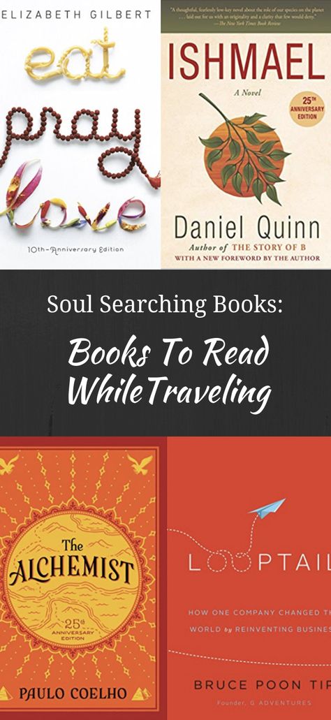 Soul searching books to read while traveling. If you're on a plane, these life-changing (potentially) novels might be worth a try. Books To Read While Traveling, Spiritual Movies, Best Book To Read, The Turn Of The Screw, Best Travel Books, Texas Vacation, Message Bible, Books Lover, Travel Guide Book