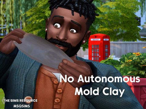 The Sims Resource - No Autonomous Mold Clay Fall Lipstick, Sims Community, Molding Clay, Cc Finds, The Sims Resource, Sims 4 Mods, Sims Resource, The Sims 4, Sims Cc