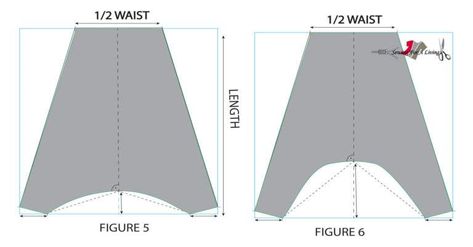 3 Easy Ways To Draft a Harem Pants Pattern - Sewing For A Living Harem Pants Pattern, Sarouel Pants, Pattern Drafting Tutorials, Sewing To Sell, Sewing Pants, Harem Jumpsuits, Estilo Hippie, Pants Sewing Pattern, Jumpsuit Pattern