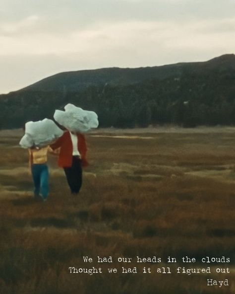 Head In The Clouds by Hayd Head In The Clouds Song, Head In The Clouds Art, Head In The Clouds Quote, Head In The Clouds Aesthetic, Head In Clouds, Coffee Lyrics, Orange Widget, Changes Lyrics, Heads In The Clouds