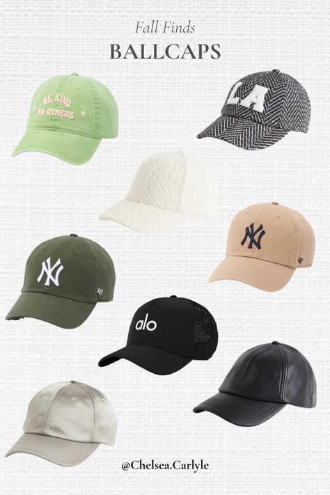 Women’s Baseball Caps, Ballcaps For Women Outfit, Cute Baseball Caps For Women, Ballcap Outfits Women, Ballcap Outfits, Ballcap Outfit, Outfits With Ball Caps, Baseball Cap Outfits For Women, Ball Caps For Women