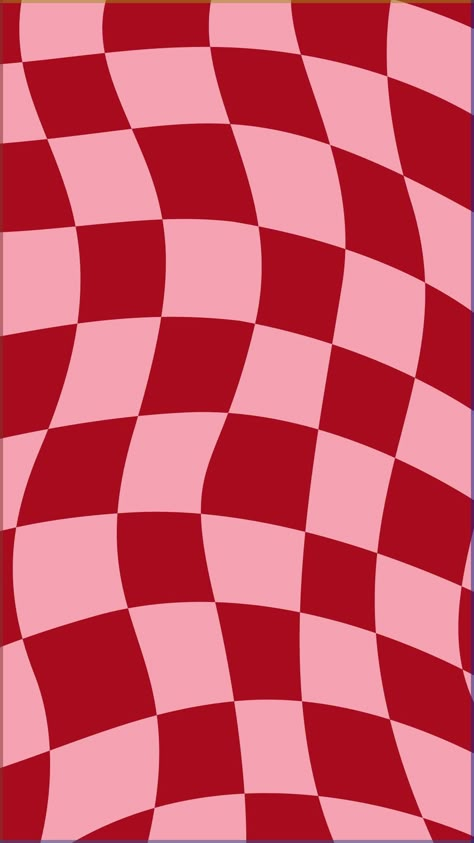 Red Checkered Wallpaper Aesthetic, Funky Wallpaper Phone, Funky Retro Pattern, Retro Checkered Wallpaper, Checker Pattern Aesthetic, Funky Art Background, Funky Retro Wallpaper, Pretty Patterns Aesthetic, Red Aesthetic Illustration