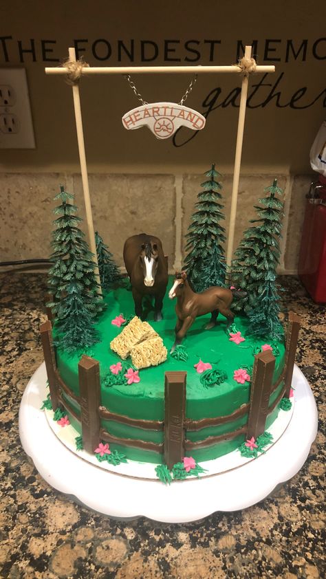 Horses Cake, Western Birthday Cakes, Cowgirl Birthday Cakes, Horse Theme Birthday Party, Bolo Super Mario, Horse Themed Party, Horse Birthday Cake, Cowgirl Cakes, 9th Birthday Cake