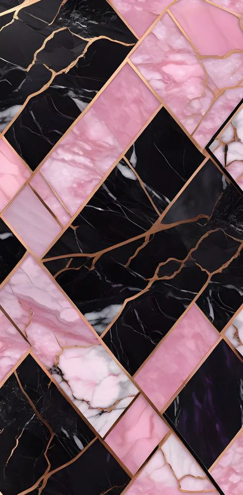 Black Pink And Gold Wallpaper, Black And Pink Marble Wallpaper, Marble Background Aesthetic, Light Pink And Black Wallpaper, Marble Wallpaper Iphone, Light Moodboard, Masculine Colors, Pink And Gold Wallpaper, Black Marble Background