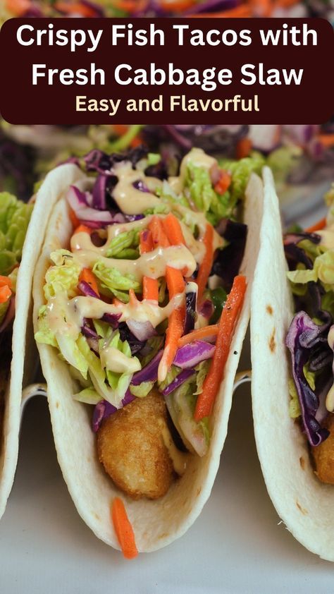 Fish Taco With Cabbage Slaw, Fish Tacos With Cabbage Slaw Dressing, Quick Cabbage Slaw, Healthy Fish Tacos With Cabbage Slaw, Crispy Fish Tacos With Cabbage Slaw, Fish Stick Tacos With Cabbage Slaw, Easy Slaw For Fish Tacos, Cod Fish Tacos With Cabbage Slaw, Fish Tacos Slaw Recipe