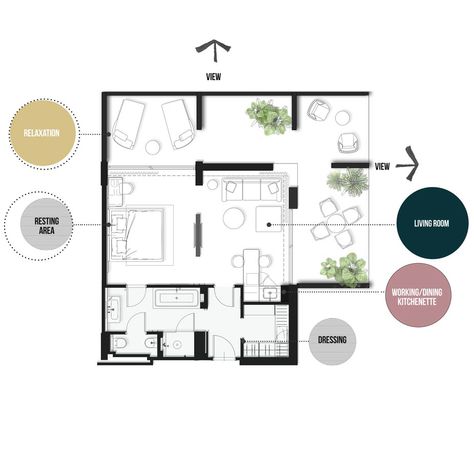 Deluxe Suite Hotel Room Plan, Closet Safe, Hotel Room Plan, Fluffy Towels, House Plan Gallery, Luxury Suite, Room Planning, Hotel Suites, Twin Bed