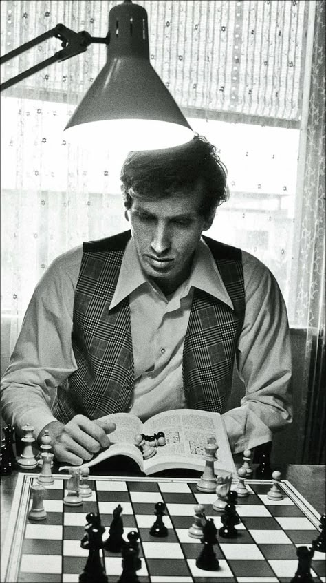 Bobby Fischer, born in Chicago 80 years ago today - 9th March, 1943. History Of Chess, Harry Benson, Chess Quotes, Garry Kasparov, Bobby Fischer, Chess Books, Chess Master, Photo Exhibit, Art Through The Ages