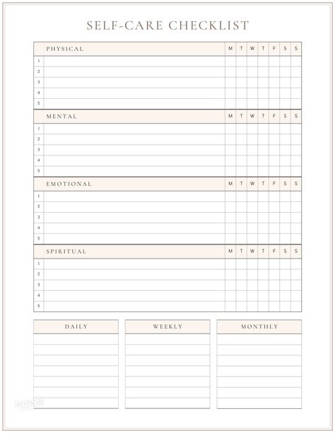 SELF CARE CHECKLIST | Gallery posted by Alexis 🍋 | Lemon8 Self Care Template, Self Care Worksheets, About Me Activities, Life Binder, Checklist Template, Planner Templates, Planner Pages, Self Improvement Tips, Make Time