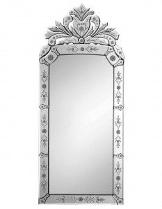 Long mirror Venetian Mirror, Etched Mirror, Regal Design, Vertical Design, Modern Mirror, Rectangular Mirror, Venetian Mirrors, Framed Mirror Wall, Glass Frames