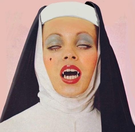 nun, evil, teeth, vampire, art Ed Wallpaper, Mia 3, Photo Wall Collage, Art Collage Wall, A Magazine, Steam Punk, Retro Aesthetic, Pics Art, Wall Collage