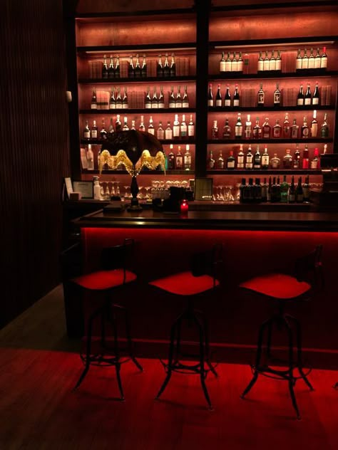 Speakeasy Restaurant, Taekook Ff, Speakeasy Decor, Mark X, Speakeasy Bar, Jazz Bar, Red Bar, Bar Interior Design, Bar Interior