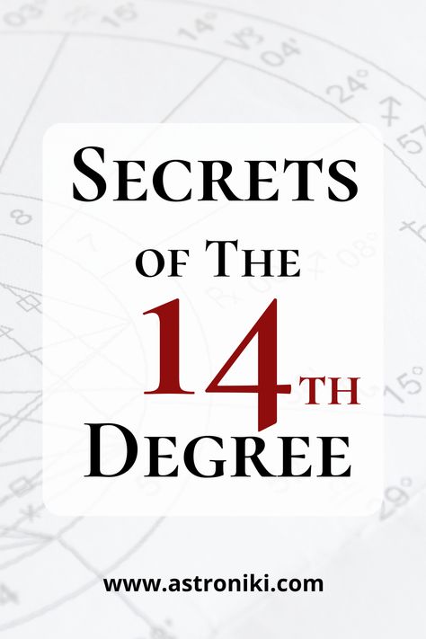 the meaning of the 14th degree in astrology, is the Taurus degree. Ascendant at 14th degree in natal chart, moon at 14th degree in natal chart, venus at 14th degree in natal chart, 0 Degrees In Astrology, Degrees Astrology, Astrology Degrees, 28 Degree Astrology, Dark Astrology, Astrology Degree Chart, Natal Chart Astrology, Sun In Gemini, All About Gemini