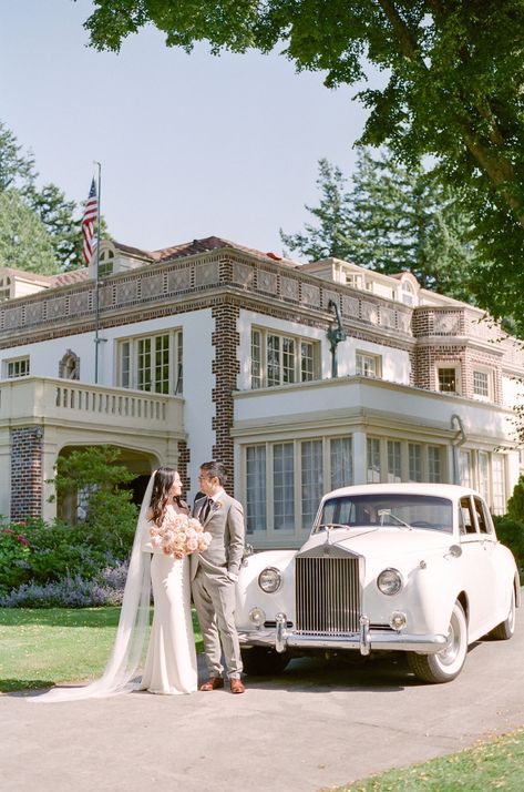 Lairmont Manor, Classic Car Wedding, Wedding Getaway Car, Vintage Rolls Royce, Vintage Car Wedding, Wedding Transportation, Wedding Cars, Historic Wedding, Getaway Car