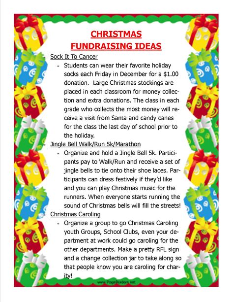 Relay For Life Christmas Fundraising Ideas Relay For Life Fundraising Ideas Schools, Pto Fundraising Ideas Christmas, Christmas School Fundraiser Ideas, Preschool Fundraiser Ideas, Fundraising Ideas Christmas, School Fundraising Ideas Elementary, Christmas Fundraiser Ideas, Fundraising Incentives, Pta Fundraising Ideas