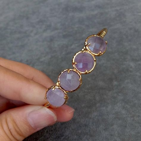 US $19.00 | KKGEM Cute style Gold Plated 12mm Natural Faceted Coin Light Purple Amethyst Bangle Bracelet Adjustable Amethyst Bangle, Cute Style, Phones And Accessories, Purple Amethyst, Light Purple, Bangle Bracelet, Wedding Events, Bangle Bracelets, Gold Bracelet