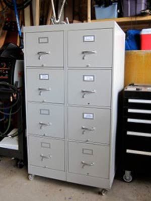 Tool Storage Cabinets, Power Tool Storage, Cheap Tools, The Family Handyman, Tool Storage Diy, Garden Tool Storage, File Cabinets, Tool Cabinet, Garage Tools