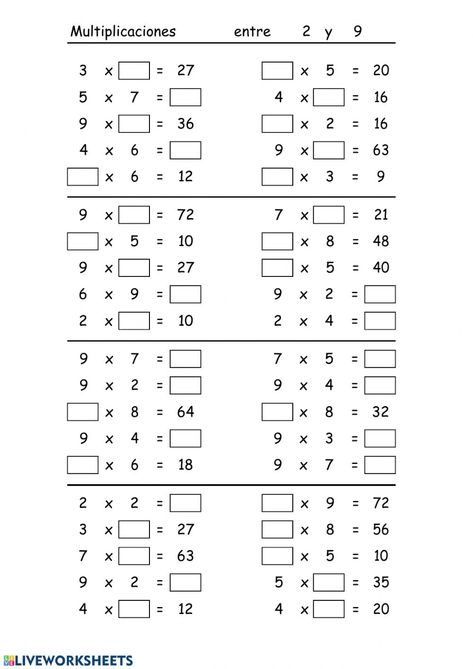 3rd Grade Multiplication, Math Fractions Worksheets, Mental Maths Worksheets, Math Fact Worksheets, Multiplication Activities, Math Exercises, Math Practice Worksheets, Math Addition Worksheets, First Grade Math Worksheets