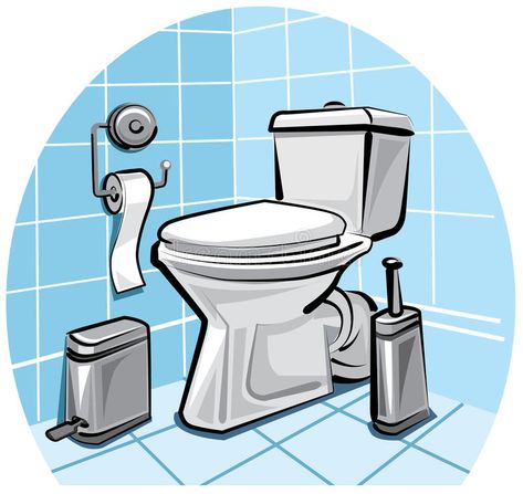 Toilet. Simple, clean and white toilet in a bathroom #Sponsored , #AD, #affiliate, #Simple, #bathroom, #toilet, #Toilet Bathroom Clipart, Bathroom Drawing, Survival Food Storage, Bathroom Cartoon, Art Clip, Work Images, Baby Clip Art, Art Bathroom, Bathroom Pictures