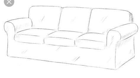 Sofa For Drawing Room, 8 Seater Sofa, Couch Drawing, Simple Couch, Drawing Perspective, Improve Drawings, Drawing Challenges, Interior Design Drawings, Drawing Lesson