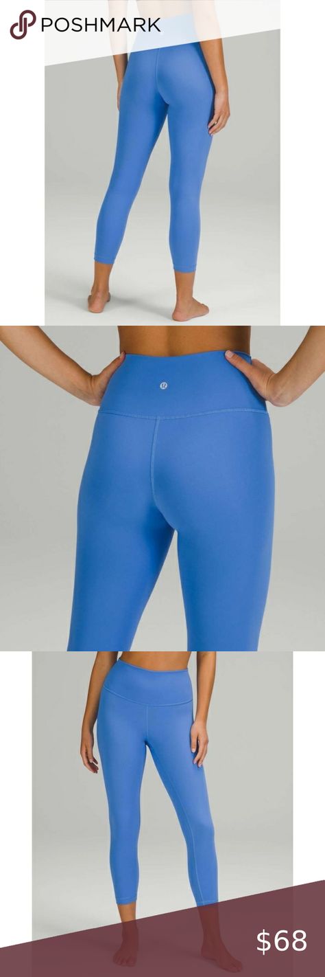 Lululemon Wunder Under High-Rise Crop 23" Blue Nile Blue Nile, Poshmark Lululemon, Lululemon Athletica, Size 12, High Rise, Train, Pants, Fashion Tips, Blue