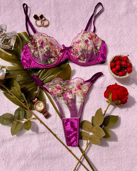 Floral Purple Satin and Mesh Lingerie ❤️ Experience a flattering fit with our Floral Purple Satin and Mesh Lingerie. Made with quality, this lingerie is perfect for day to day wear. The cute floral detail adds a touch of femininity, making this purple lingerie a must-have in your collection. ❤️ #Lingerie #luxuryclothes #LingerieAddict #LingerieLover #Intimates #LuxuryLingerie #LingerieSet #LingerieFashion #BridalLingerie #SexyLingerie #LingerieStyle #LingerieBoutique #LingerieShop #Lingerie... Miss Mrs, Purple Lingerie, From Miss To Mrs, Lingerie Boutique, Purple Satin, Day To Day, Bridal Lingerie, Luxury Lingerie, To Day