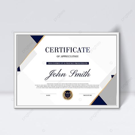 Simple Business Certificate Template Business Certificate, Certificate Layout, Certificate Background, Badge Template, Certificate Design Template, Simple Borders, Certificate Of Appreciation, Model House Plan, Simple Furniture