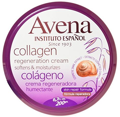 IE  LARGE 200g 67 fl oz  INSTITUTO ESPANOL SNAIL EXTRACT COLLAGEN ANTI AGEING REPAIR MOISURISER FACE BODY HAND SKIN CREAM -- You can find more details by visiting the image link. Collagen Face Cream, Open Pores, Collagen Cream, Hair Things, Body Moisturizers, Skin Blemishes, Skin Repair, Prevent Wrinkles, Christmas Dining