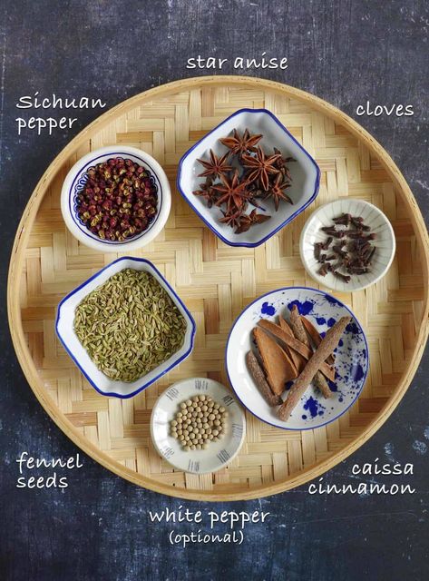 Chinese Spice Blend, Five Spice Powder Recipe, Chinese Five Spice Recipe, Chinese Seasoning, Five Spice Recipes, Korean Bun, Chinese Five Spice, Kitchen Pattern, Chinese Five Spice Powder