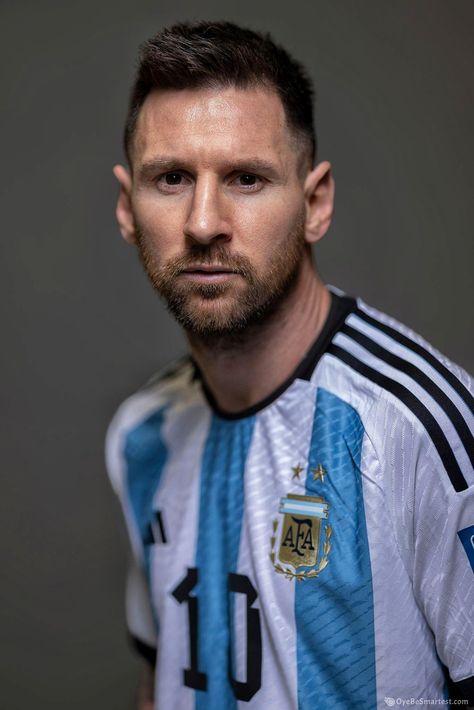 Leo messi HD Photoshoot Image 2022 final world cup winner. World Cup Photoshoot, Cup Photoshoot, Messi Hd, Hd Portrait, Lionel Messi Argentina, 100 Logo, Portrait Reference, Messi Argentina, World Cup Winners